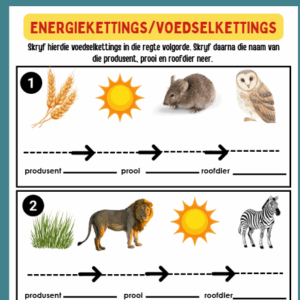 GRATIS - ENERGIE WERKKAART (NWT)