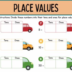PLACE VALUES WORKSHEETS